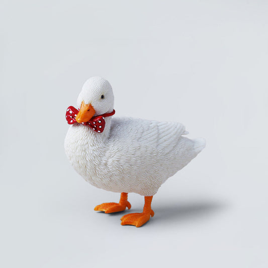 Realistic Mini Call Duck Figurine - Trendy Cute Desktop Decor Toy