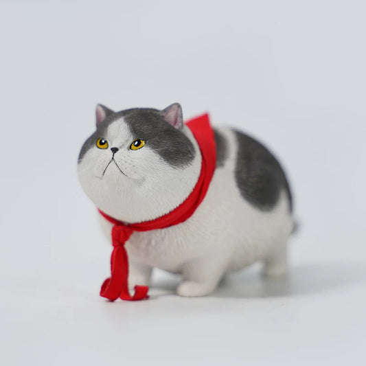 Chonky Cat 3.0 Figurine Fat Garfield & Orange Cat Realistic Desktop Ornament Trendy Toy Gift