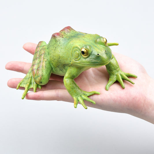 Green Frog Decorative Figurine