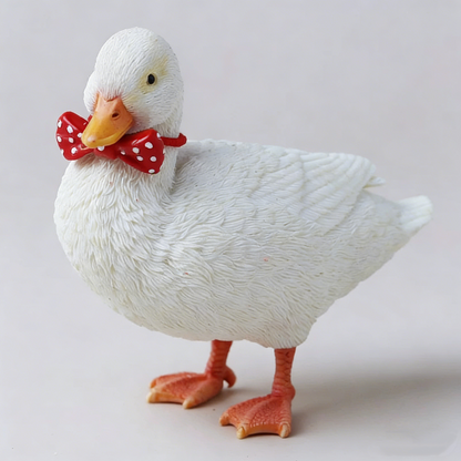 Realistic Mini Call Duck Figurine - Trendy Cute Desktop Decor Toy