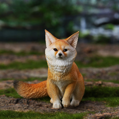 Adorable Fox Figurine Trendy Desk Ornament Gift for Animal Lovers