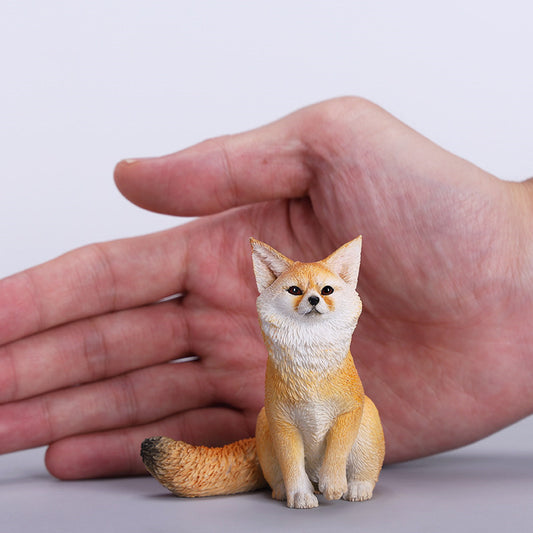 Adorable Fox Figurine Trendy Desk Ornament Gift for Animal Lovers