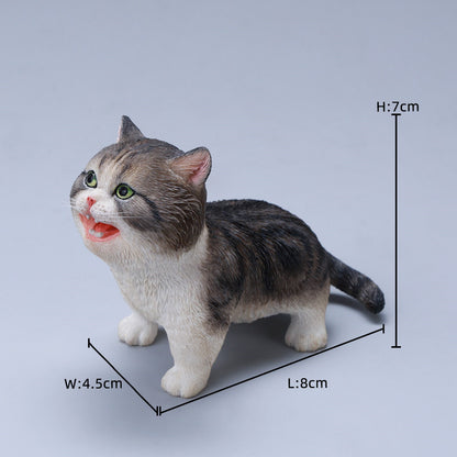 Adorable Wawa Cat Figurine Trendy Office Desk Decor Gift
