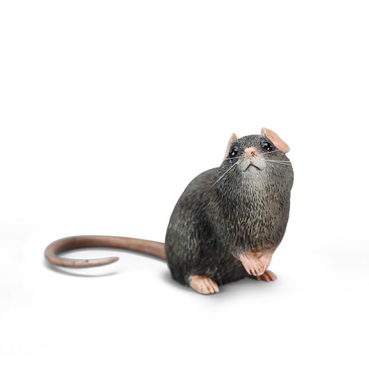 Fancy Rat Figurine Realistic GK Model Mini Animal Statue Desktop Decor