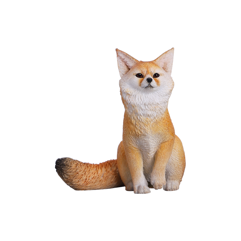 Adorable Fox Figurine Trendy Desk Ornament Gift for Animal Lovers