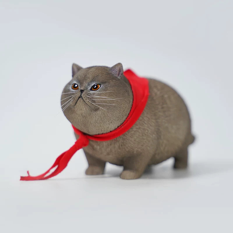 Chonky Cat 3.0 Figurine Fat Garfield & Orange Cat Realistic Desktop Ornament Trendy Toy Gift